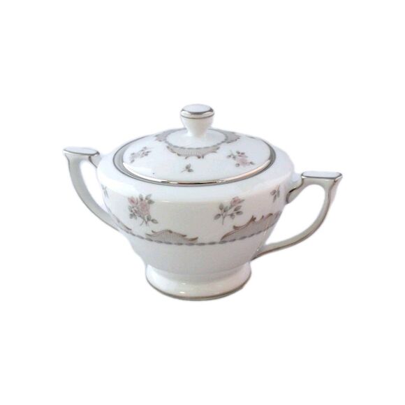 Vintage Mikada Sugar Bowl Fine China Dorchester Pattern - Picture 2 of 9